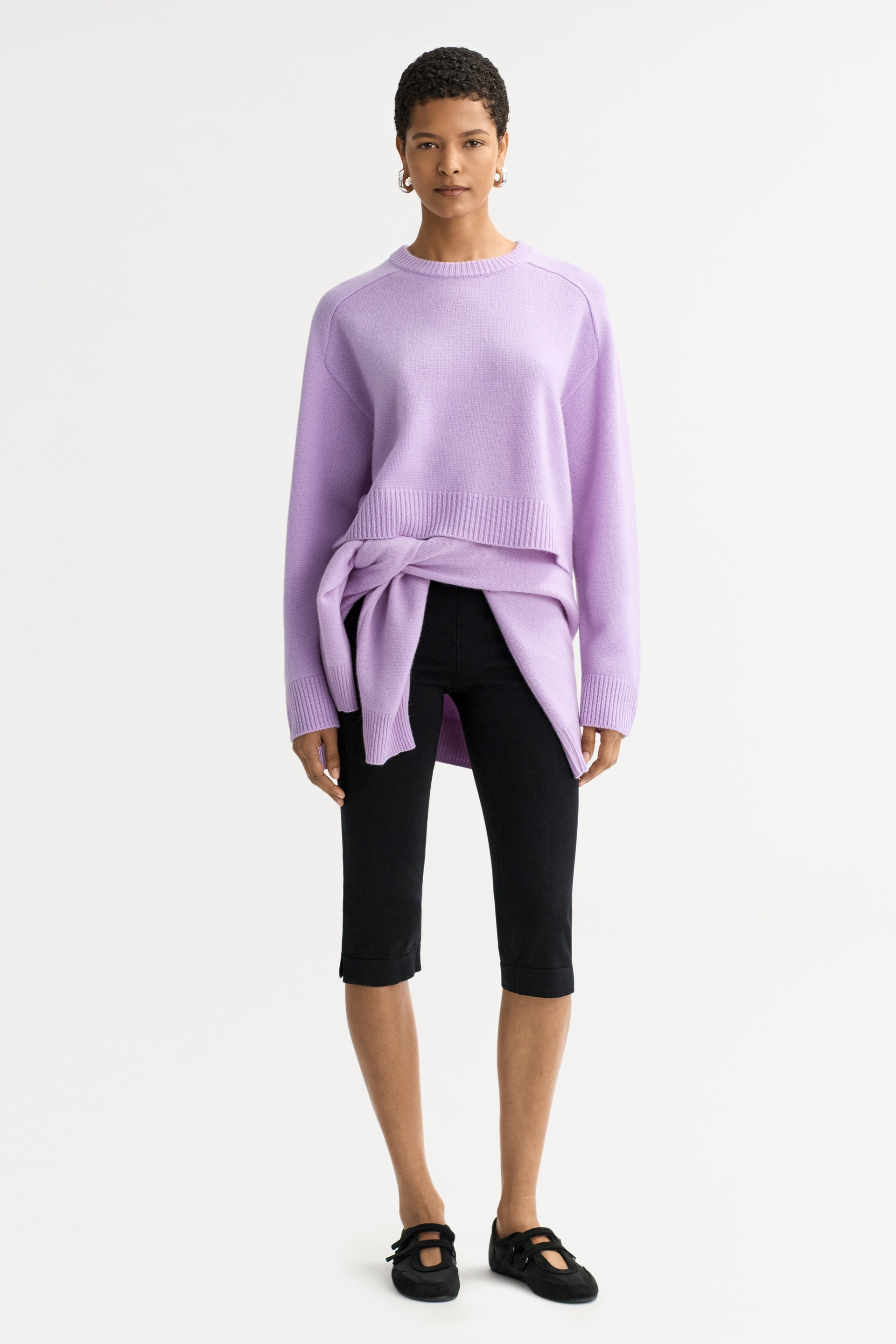 Cashmere top - Crewnecks - Lavender | Soft Goat | Soft Goat