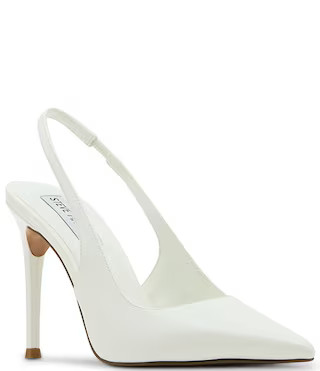 Steve Madden Reyes Box Leather Slingback Pumps | Dillard's | Dillard's