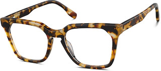 Tortoiseshell  Square Glasses #4460125 | Zenni Optical | Zenni Optical (US & CA)