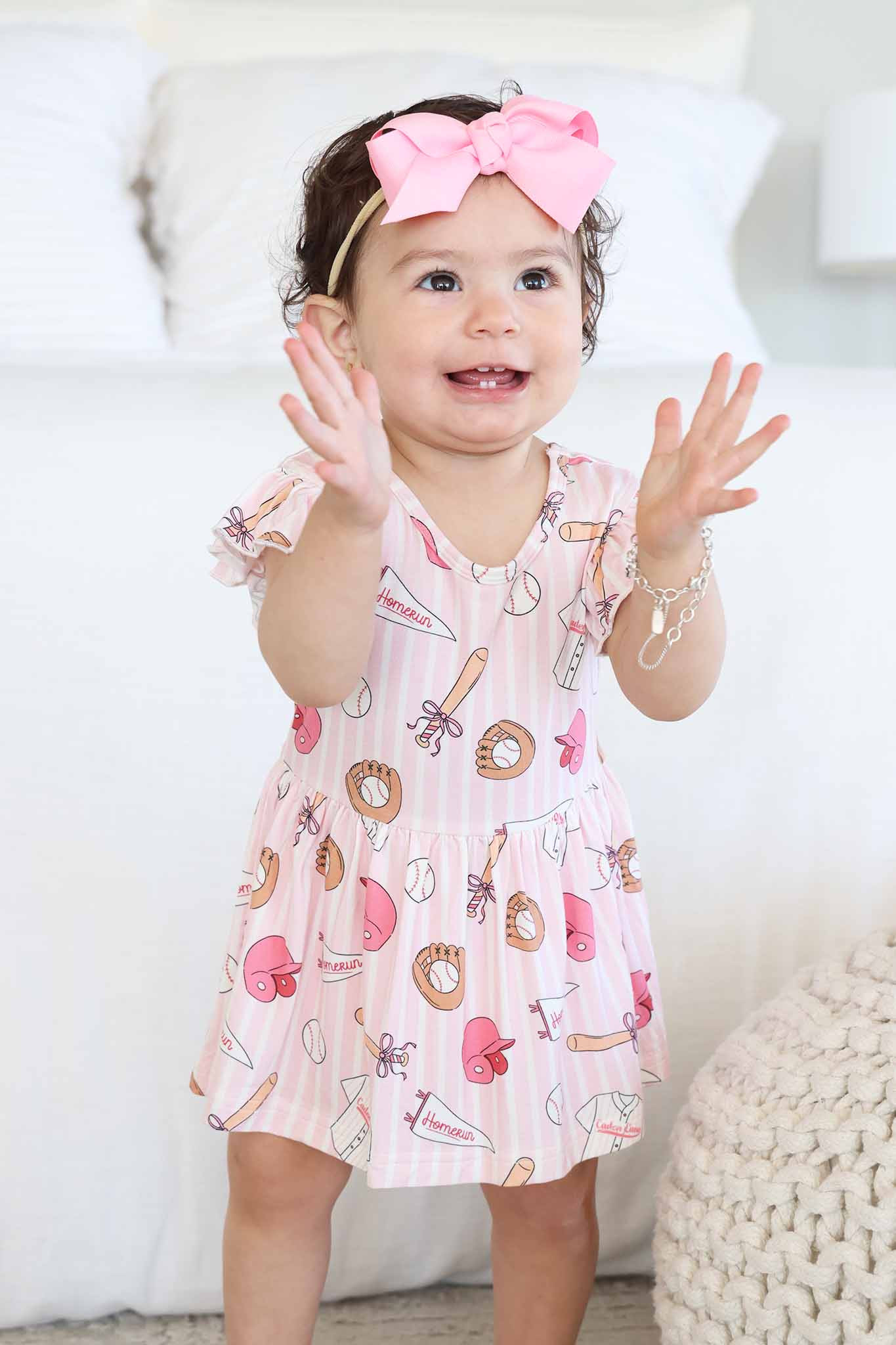 Sleeveless Twirl Bodysuit | Ballpark Babes | Caden Lane