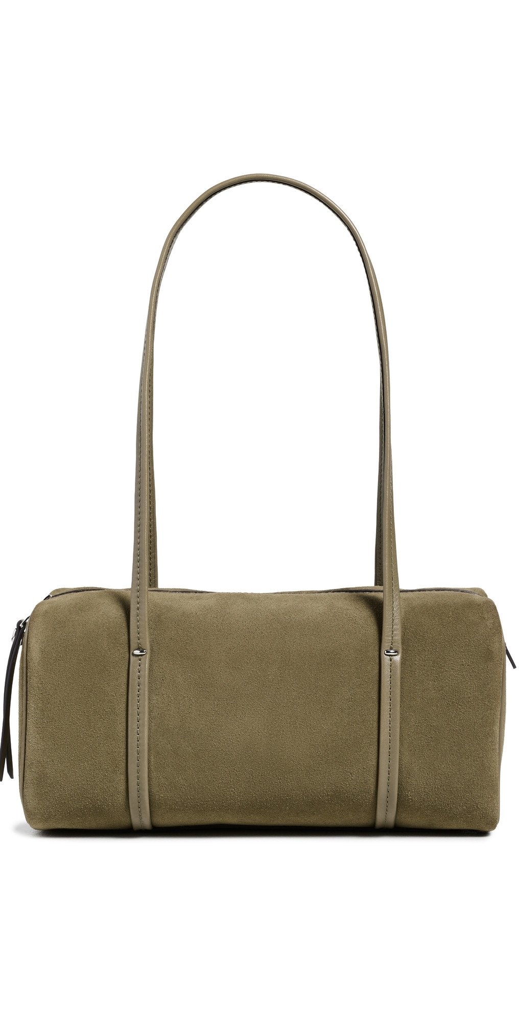 Madewell The Brioche Shoulder Bag in Suede Worn Olive One Size | Shopbop