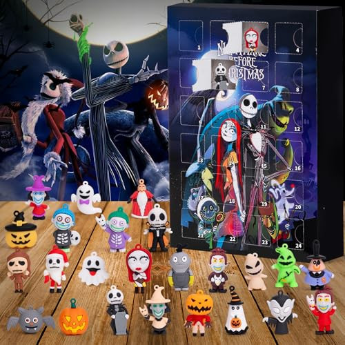 Halloween Advent Calendar 2025,24-Day Halloween Countdown Calendar for Kids and Adults with 24 pcs Classic Doll Collectible Figures,Ornaments Decorations Gifts for Boys Girls Teens | Amazon (US)