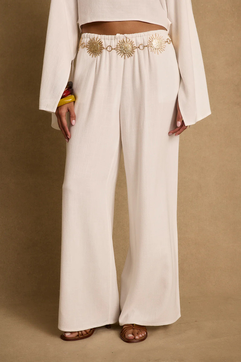 Clear Breeze White Linen Pants | 12th Tribe | 12th Tribe