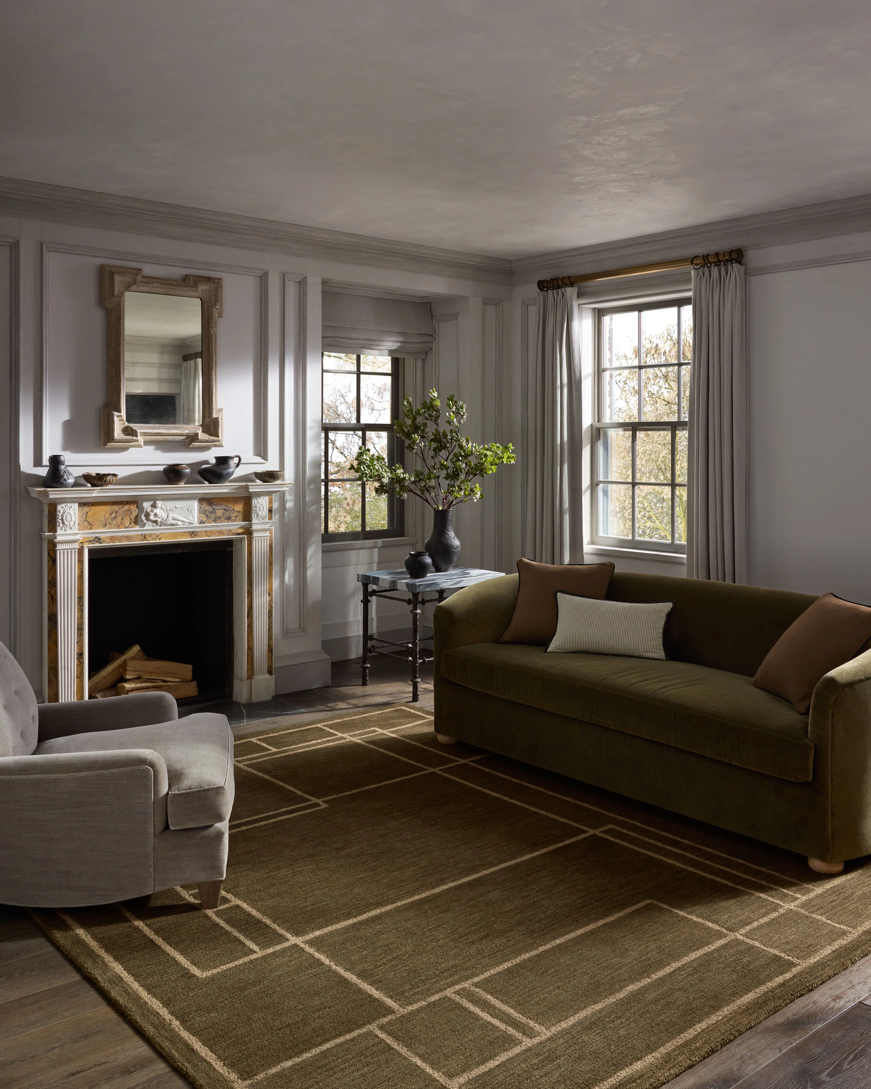 Jeremiah Brent x Loloi Barrow Olive / Natural Area Rug | Wayfair North America
