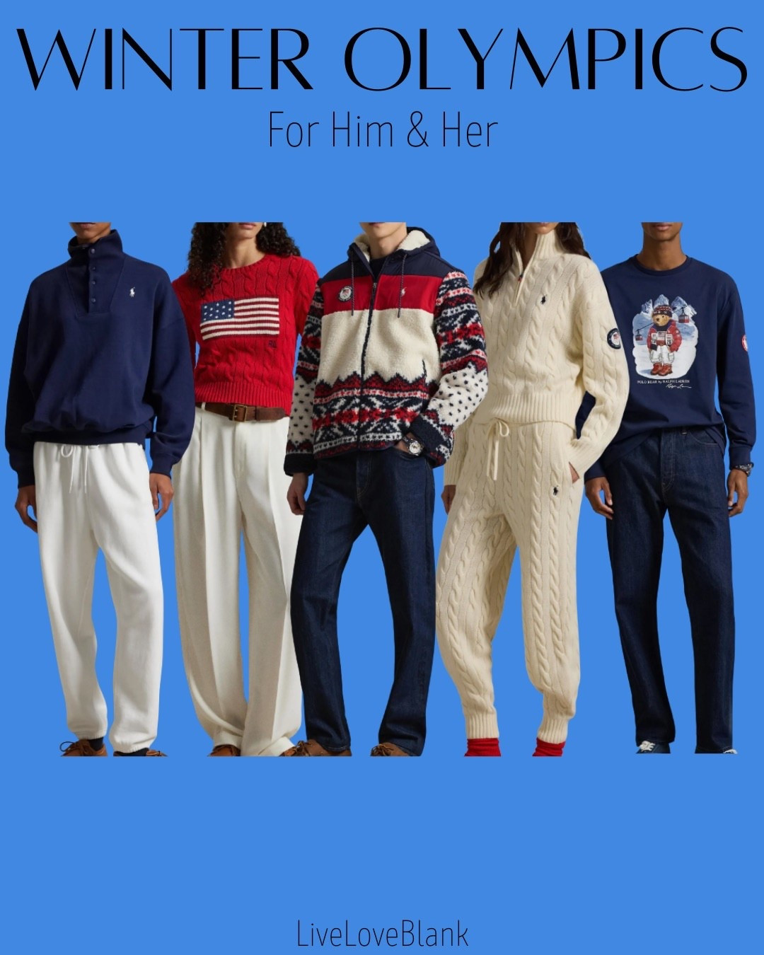 Winter Olympics are coming soon!
USA outfits 
Outfits for him and her 


#LTKU #LTKMens #LTKSeasonal