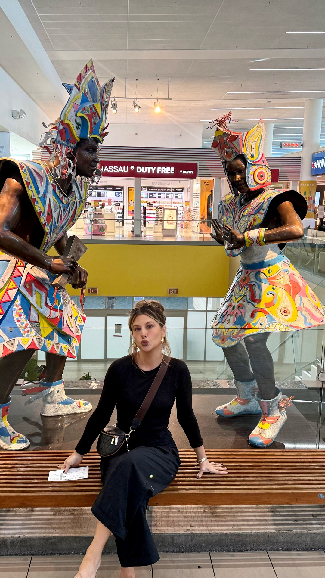 BEST travel outfit! BEST cargo pants you’ll ever buy! Cute dressed up or down. I wear whenever I travel and I dress them up with heels at night. Top has built in bra. And BEST crossbody. Size down in cargo pants. I am in XS. Top size up. I am in medium

#LTKStyleTip #LTKActive #LTKTravel