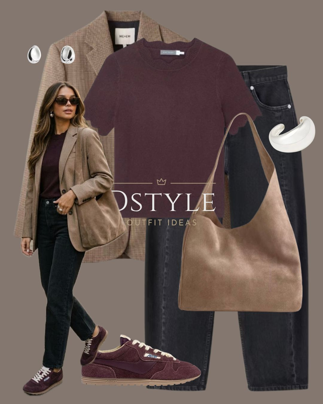 Sophisticated casual layering with deep berry hues! 🍇 

#BlazerStyle #EverydayLook #AutumnOutfits #CasualCool #FallLayering

#LTKootd #LTKWorkwear