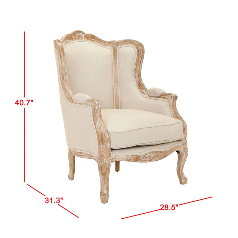 Sabine Upholstered Wingback Chair | Wayfair North America