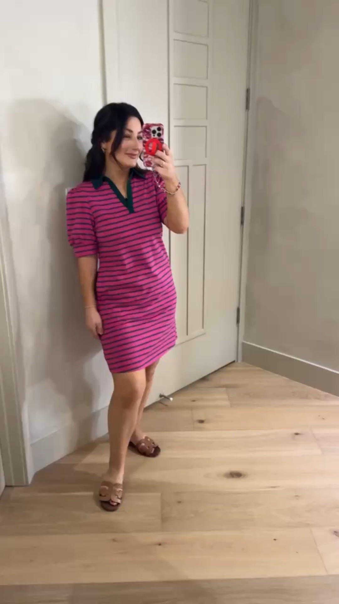 Cute striped dress with short sleeves! 

Size small 

5'0" 140lbs

#LTKPetite #LTKSeasonal #LTKSaleAlert