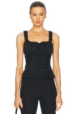 Staud Nic Top in Black | FWRD 