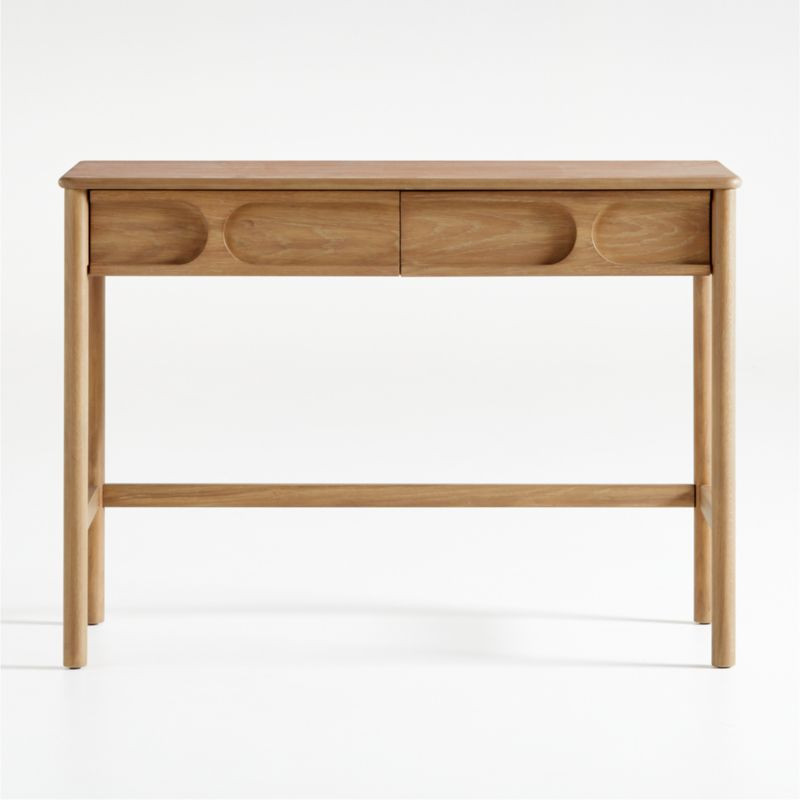 Wes Wood Kids 2-Drawer Desk + Reviews | Crate & Kids | Crate & Barrel