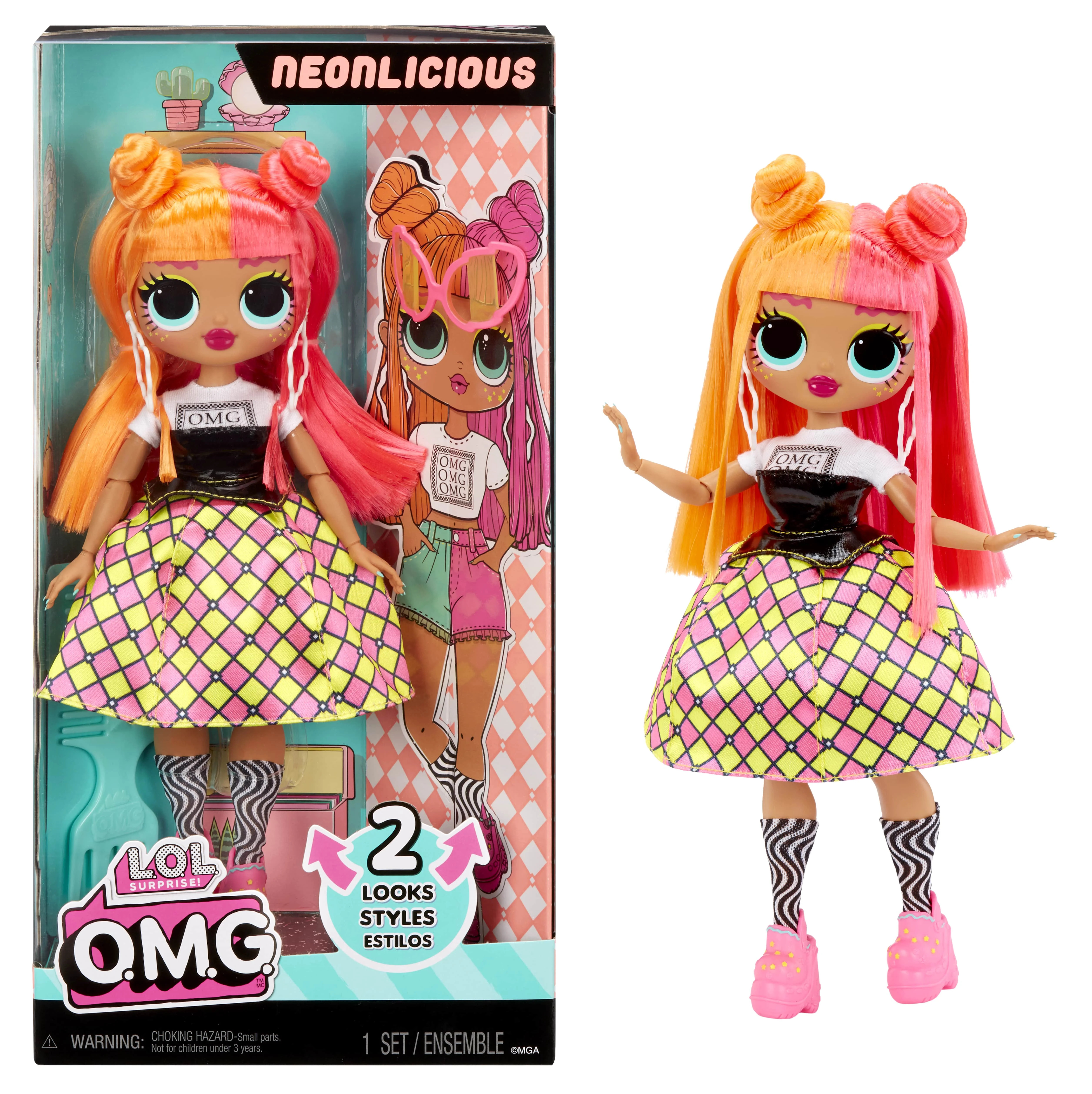 LOL Surprise OMG Neonlicious Fashion Doll with Fashions and Accessories, Ages 4+ | Walmart (US)