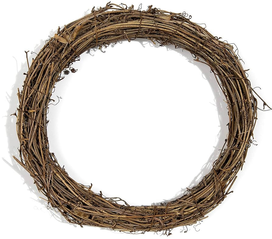 Cousin Grapevine Wreath, 10-Inch, Brown | Amazon (US)