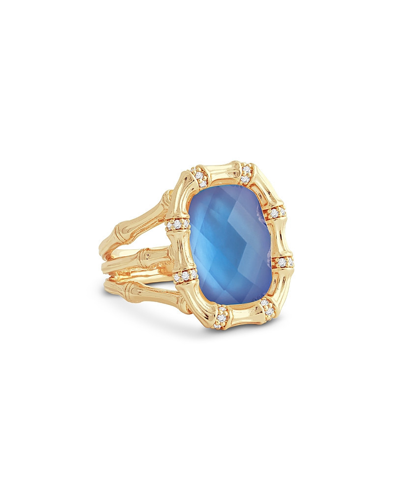 Anabel Aram Bamboo Stone Statement Ring in 18K Gold Plated | Bloomingdale's (US)