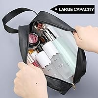 MAANGE Toiletry Bag for Women Men, Translucent Waterproof Makeup Cosmetic Bag Travel Organizer fo... | Amazon (US)