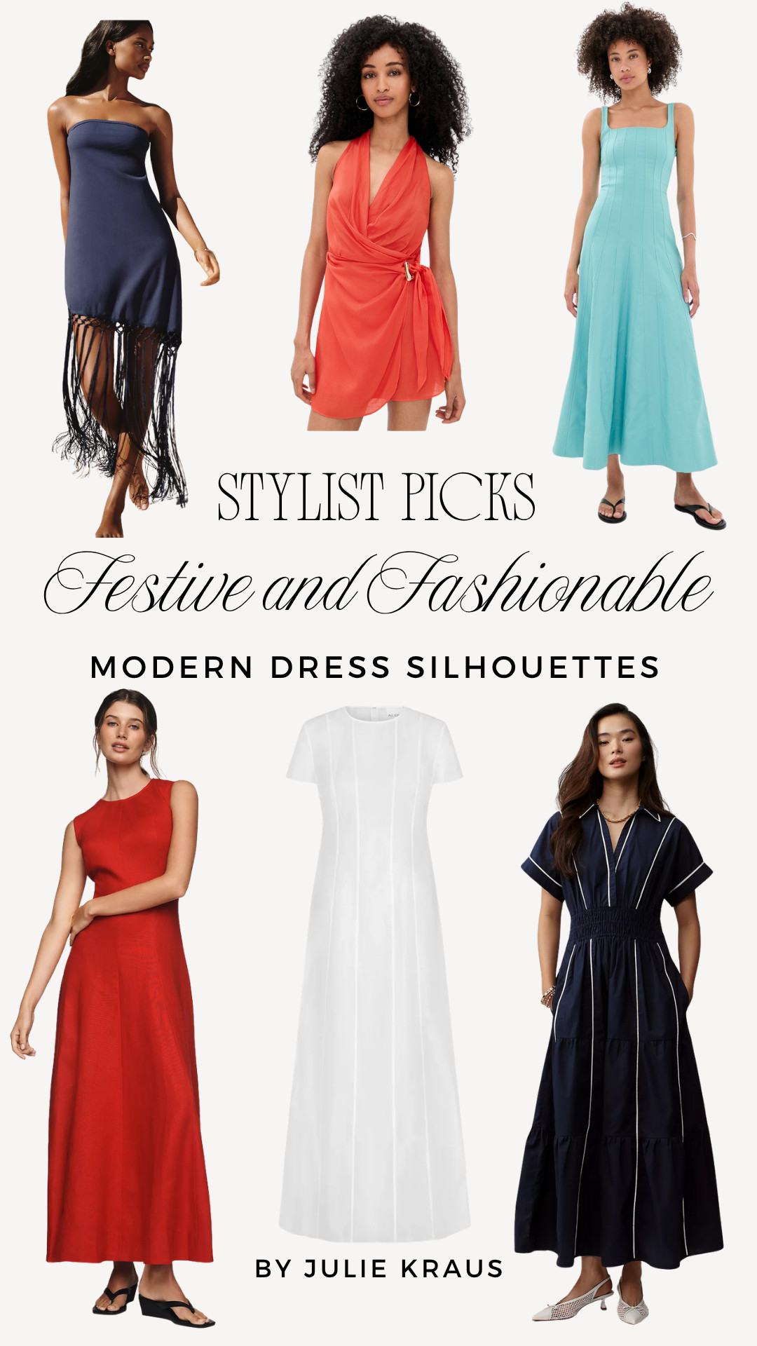 From long and flowy to short and fun — plus a little fringe for good measure. Every silhouette you need to look and feel your best this Fourth of July. Festive & Fashionable • Fourth of July Style • Summer Dress Ideas 

 #LTKSeasonal #LTKOver40
