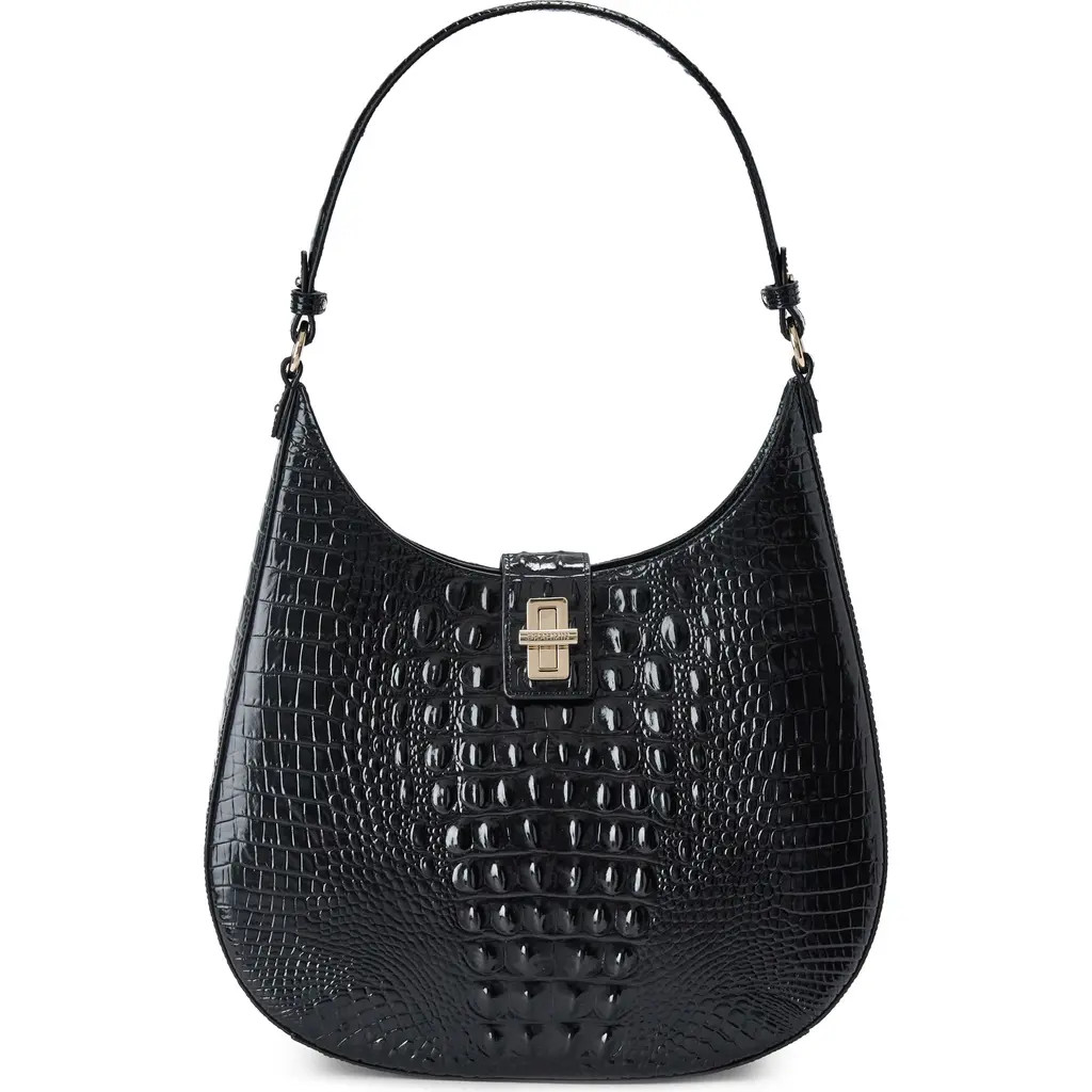 Brahmin Fallon Shoulder Bag in Black at Nordstrom | Nordstrom