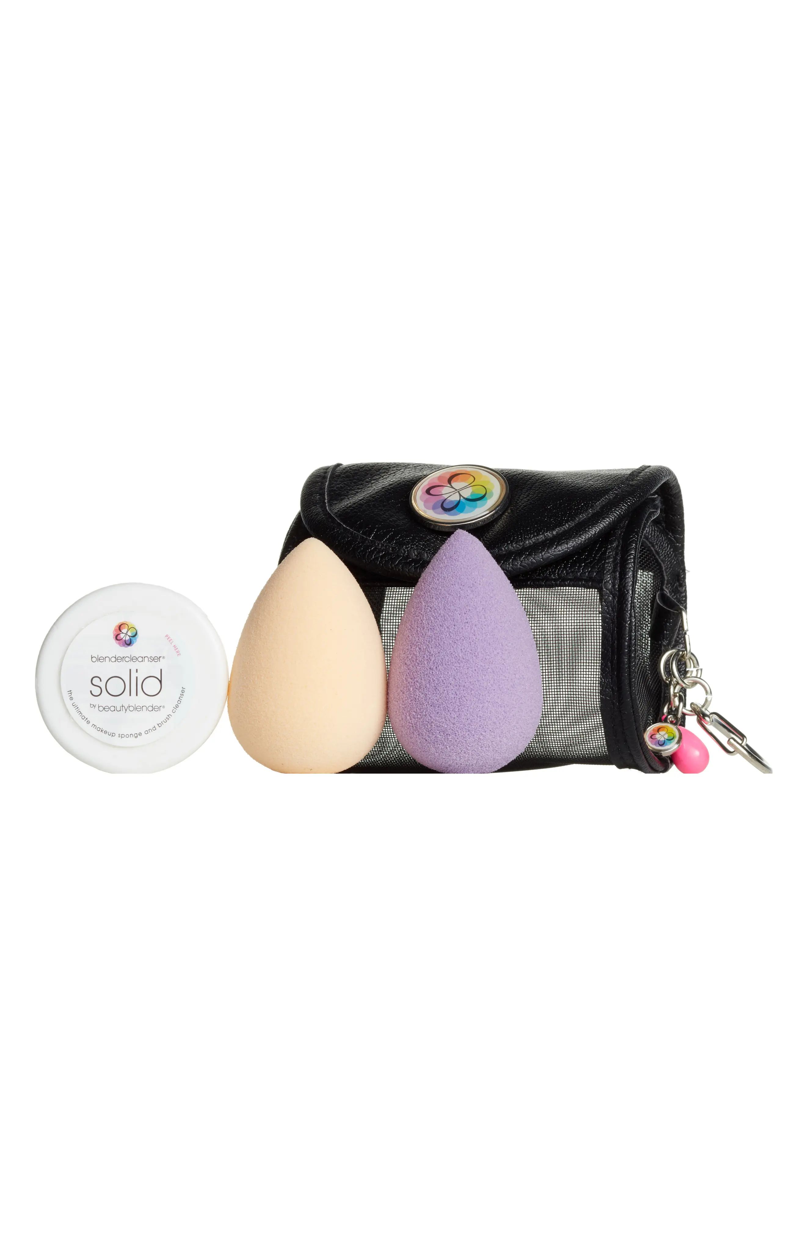 air.port.pro Makeup Sponge Applicator & Small Cosmetics Bag Set | Nordstrom