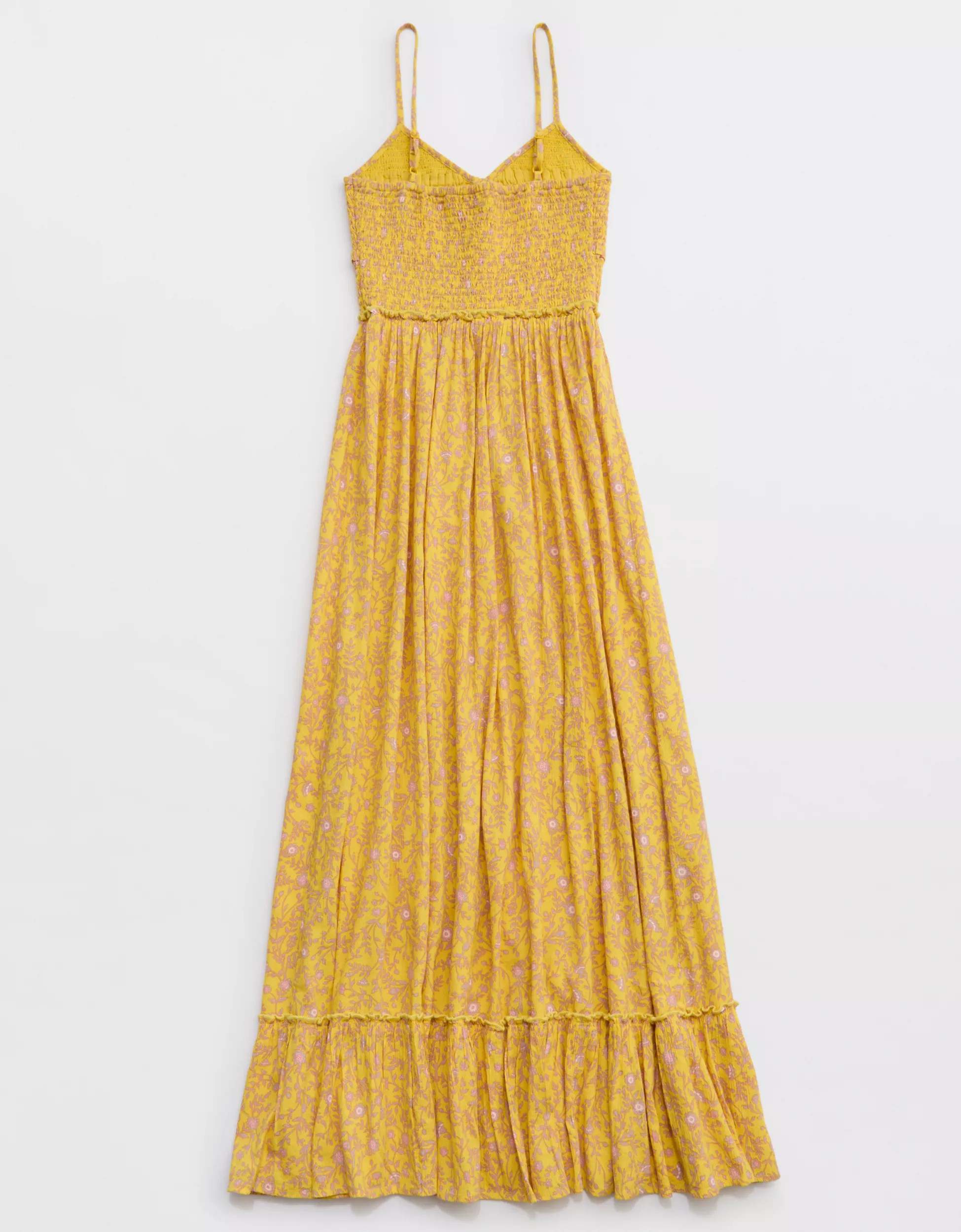 Aerie Button Front Maxi Dress | Aerie