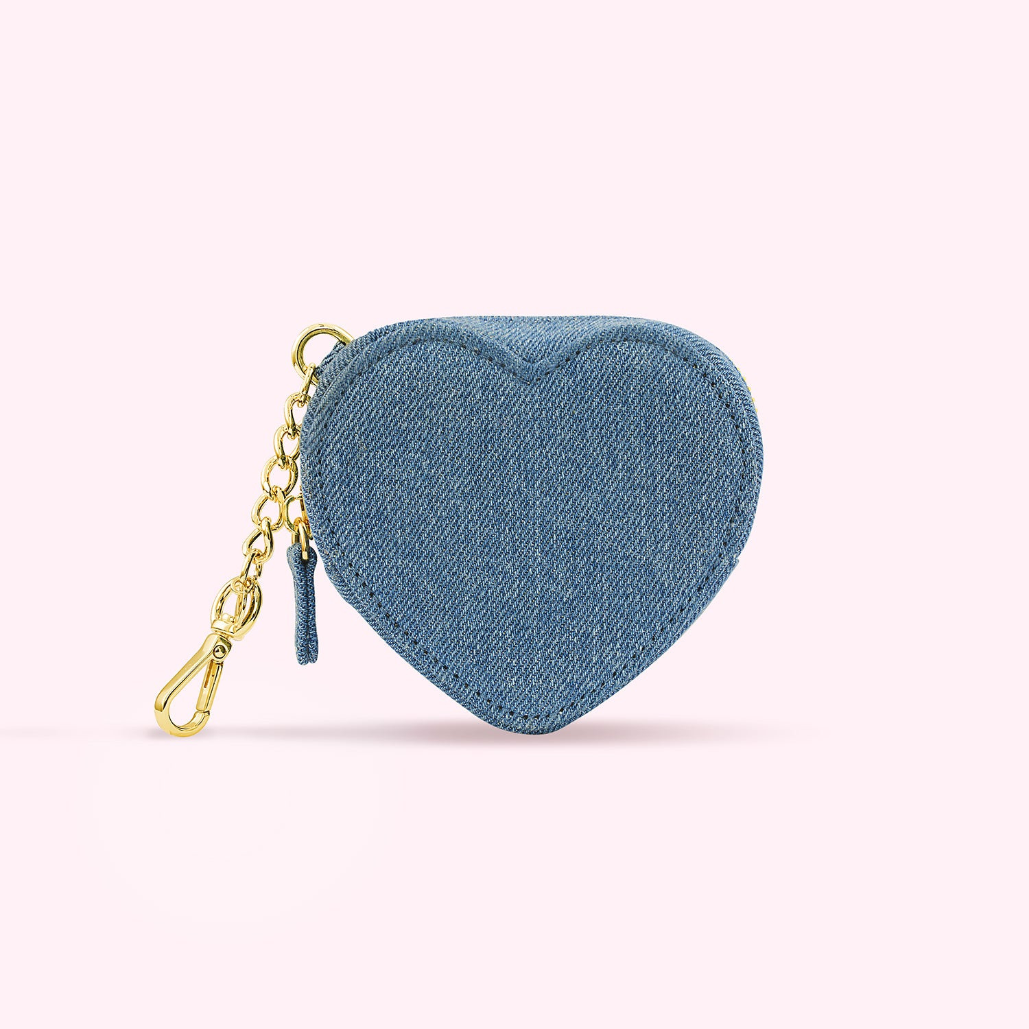 Denim Heart Change Purse | Small Change Purse - Stoney Clover Lane | Stoney Clover Lane