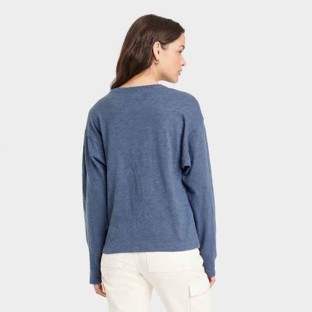 Women's Long Sleeve Varsity T-Shirt - Universal Thread™ | Target