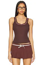 Free People Only You Tank in French Roast from Revolve.com | Revolve Clothing (Global)