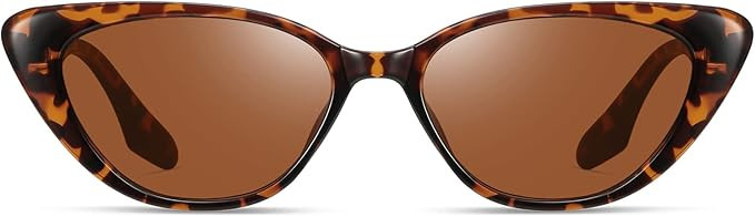 Retro Vintage Narrow Cat Eye Sunglasses for Women 90s Small Chic Style Trendy Sunnies UV400 Prote... | Amazon (US)