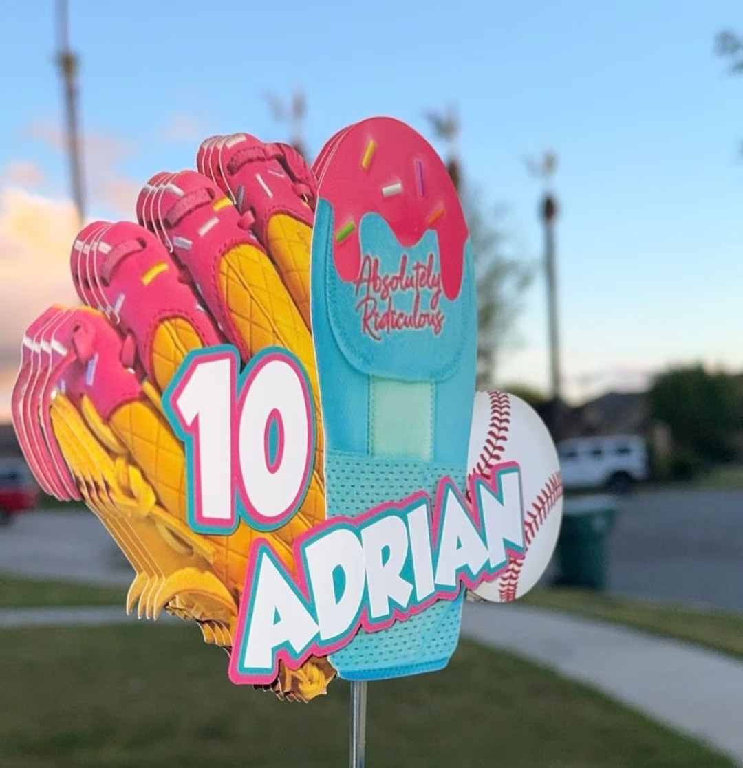 Absolutely Ridiculous Cake Topper, Personalized Cake Topper, Absolutely Ridiculous, Baseball Cake... | Etsy (US)