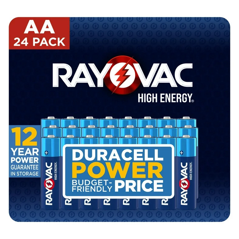 Rayovac High Energy AA Batteries (24 Pack), Double A Batteries | Walmart (US)
