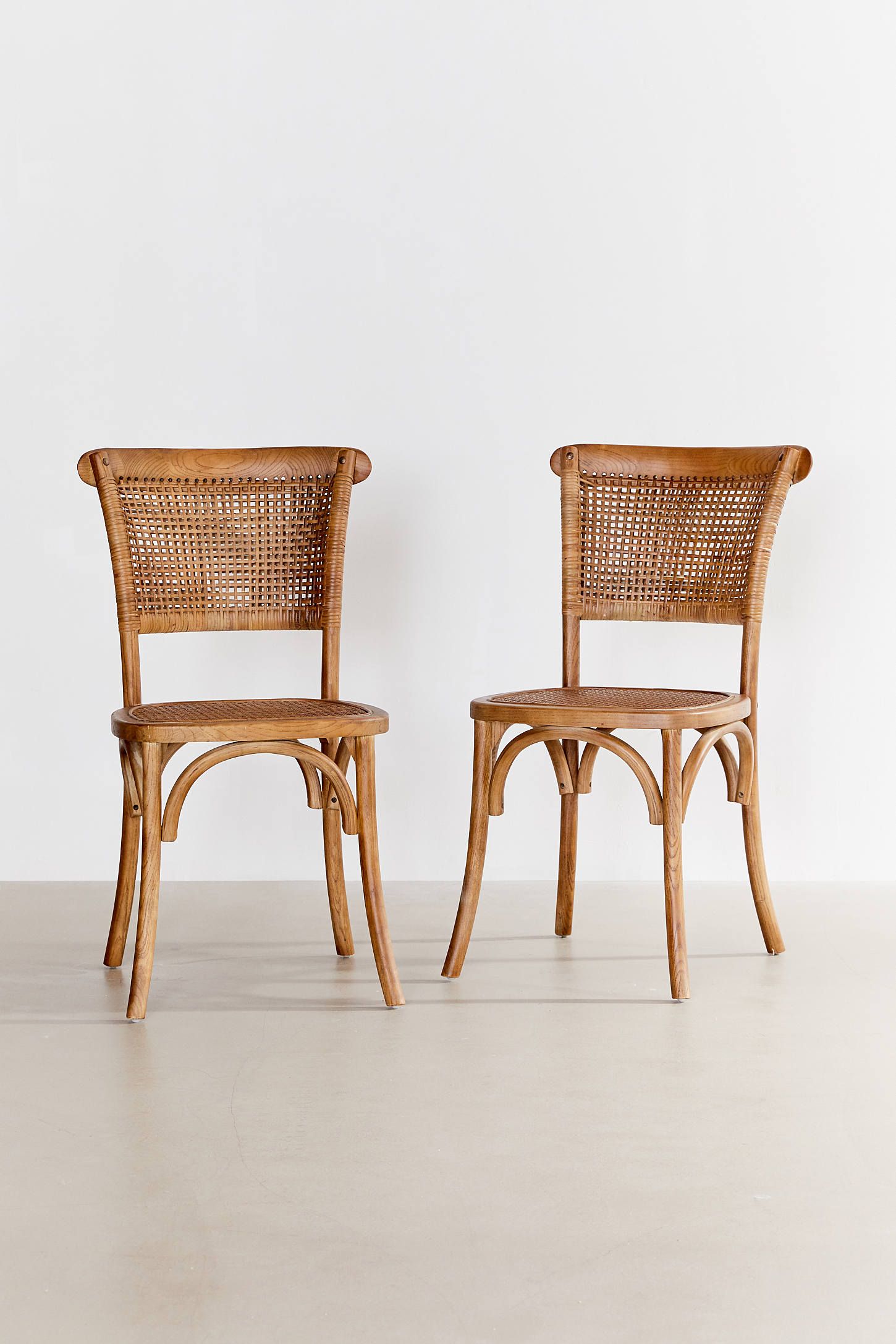 Chelsi Rattan Chair - Set Of 2 | Urban Outfitters (US and RoW)