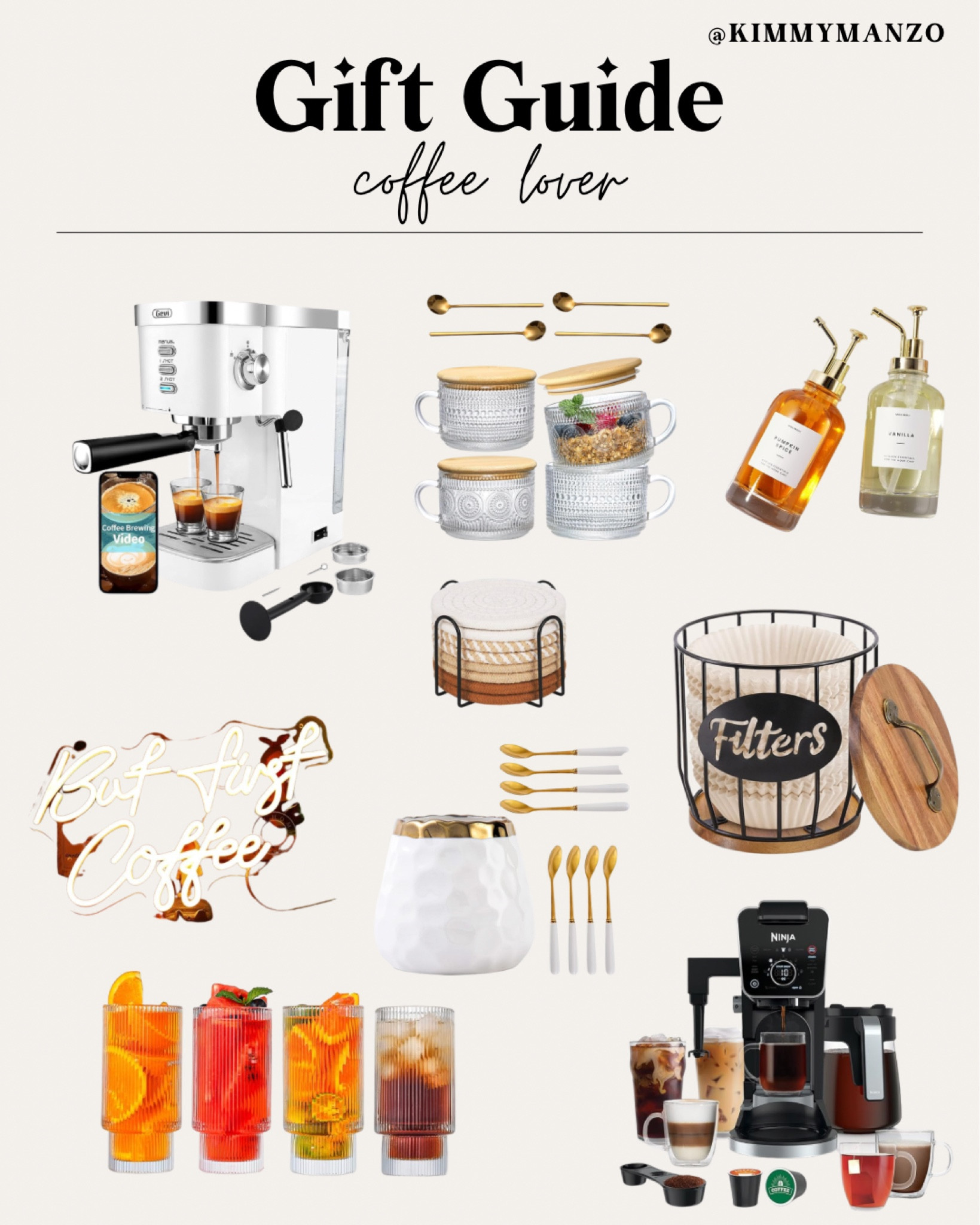 Gift Guide for the coffee lover 

Amazon
Amazon finds
Coffee mug
Coffee cup
Glass coffee mug
Coffee maker
Espresso machine 
Coffee bar 

#LTKHoliday #LTKGiftGuide #LTKSeasonal