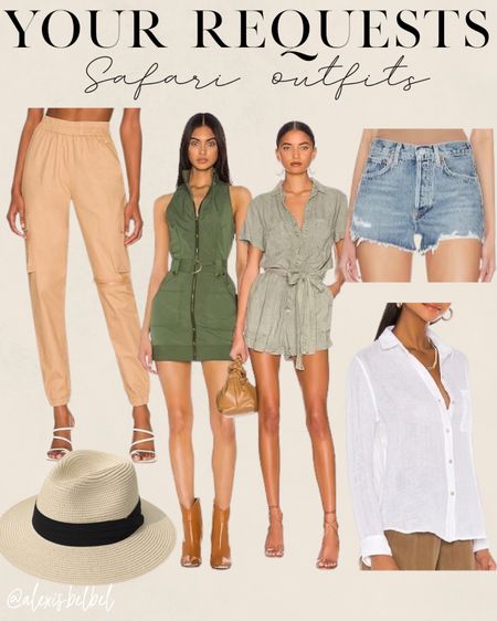 Safari outfits for any trip, romper, loose button down 

#LTKunder100 #LTKunder50