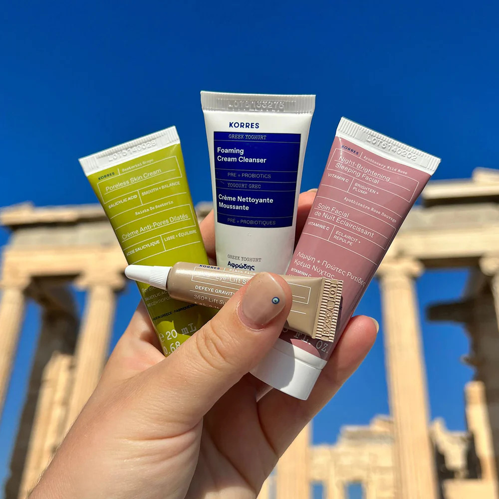 Greek Skincare Travel Set: Value $59 | KORRES
