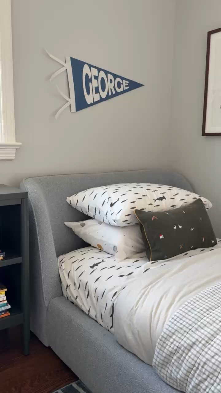 A boys’ bedroom that feels playful, functional, and designed to grow with them. I love mixing classic furniture, layered patterns, and personalized artwork to create a space that feels fun for the kids while still fitting beautifully with the rest of our home.

boys bedroom, boys room decor, shared boys bedroom, kids bedroom inspiration, boys room makeover, twin bedroom ideas, kids room furniture, boys gallery wall, timeless kids room, playful bedroom design, bedroom decor ideas, girlonthehudson