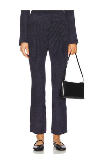 NIA Knit Sweater Pants in Navy. | Revolve Clothing (Global)