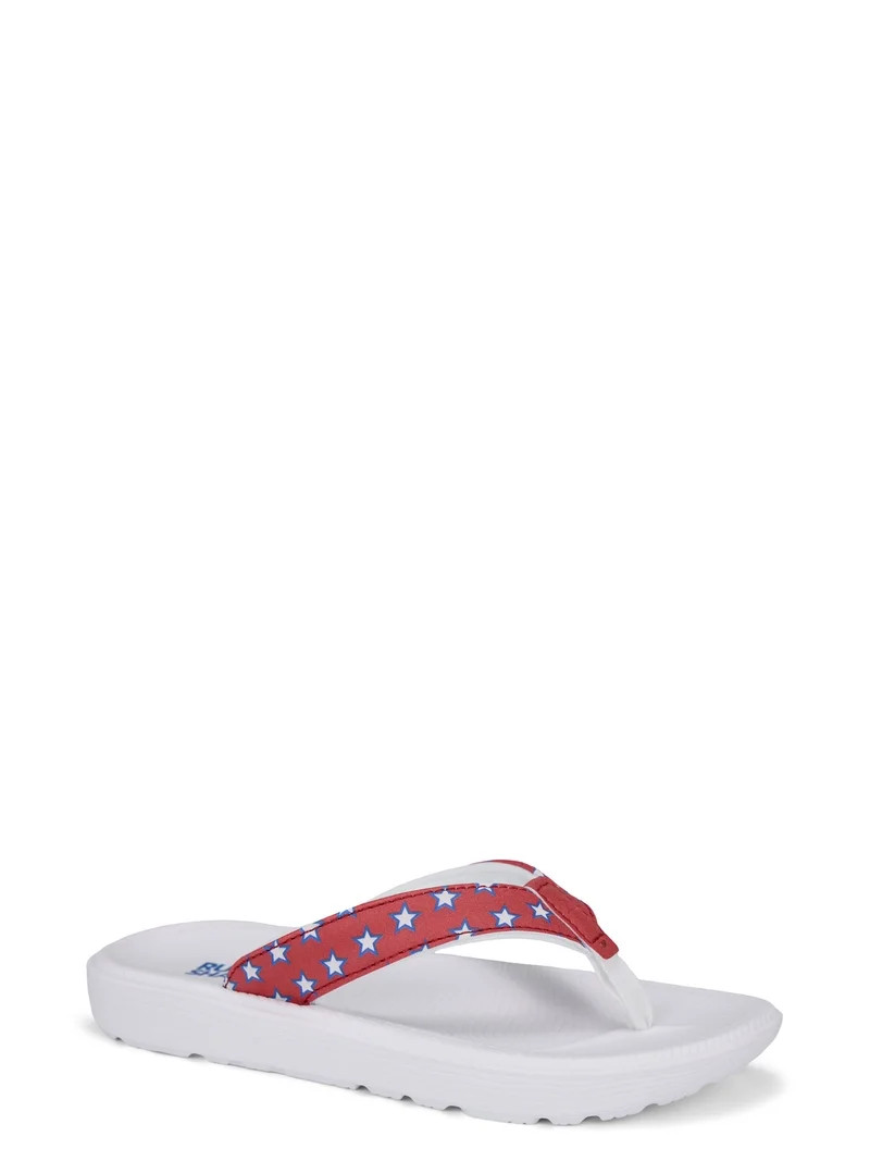 Rugged Shark Kids Americana Flip Flop Sandals | Walmart (US)