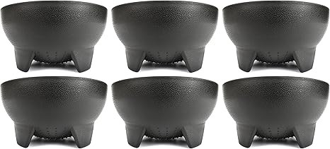 Set of 6 Black Salsa Bowls! 4.5" Diameter, 12 oz Bowls Perfect for Parties, Events, or Regular Us... | Amazon (US)