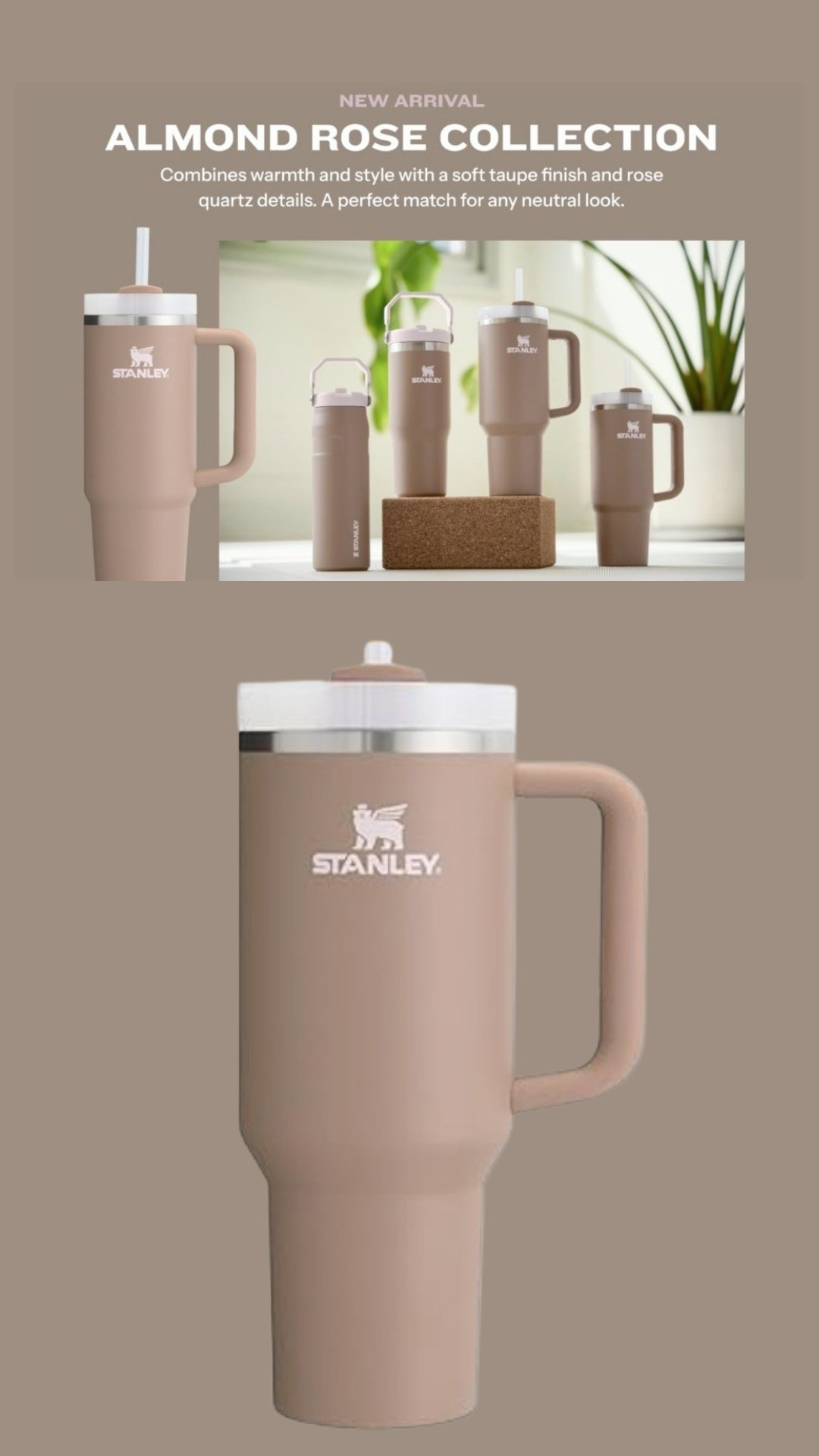 New color collection from Stanley.  Stanley Quencher H2.0 FlowState Stainless Steel Vacuum Insulated Tumbler with Lid and Straw.  #stanleycup

#LTKU #LTKFindsUnder50 #LTKHome