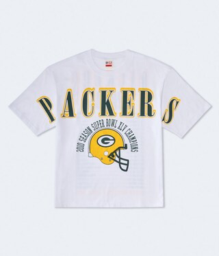 Green Bay Packers Super Bowl Boxy Graphic Tee | Aeropostale