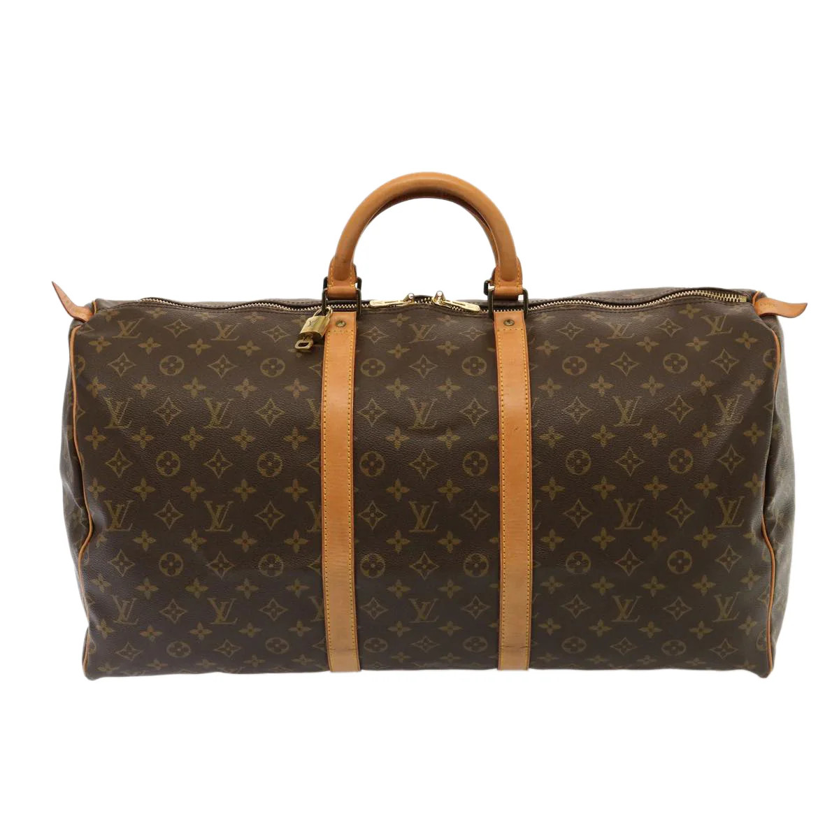 Louis Vuitton Keepall 55 Canvas Travel Bag (Pre-Owned) | Shop Simon