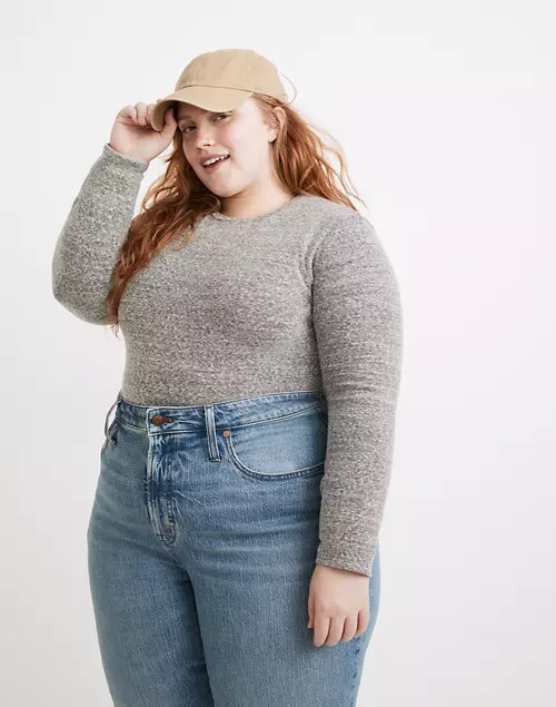 Plus Crewneck Thong Bodysuit | Madewell