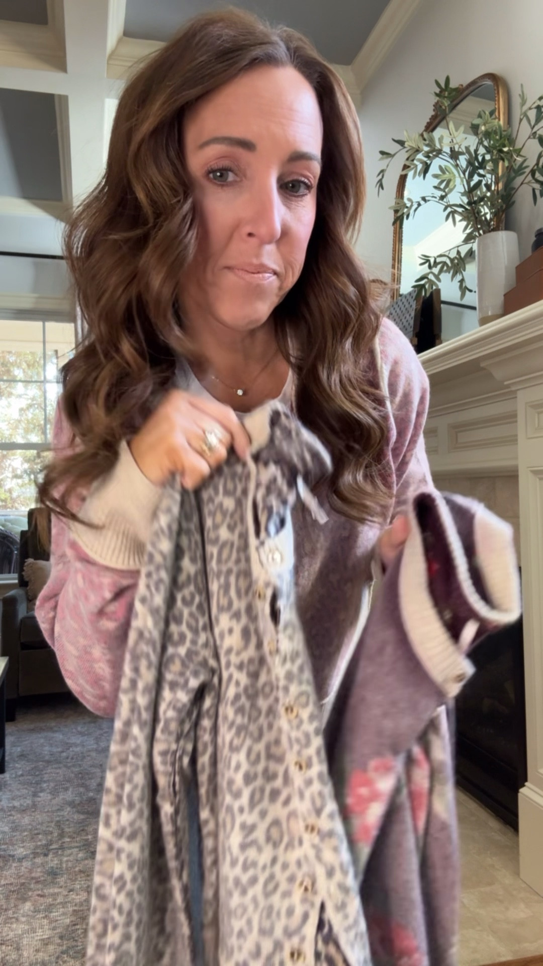 So good I’ve bought it 3 times. A cardigan sweater we both have & love! Nocturnal cardigan. 
Cardi size S. Tee S. 

#LTKOver40 #LTKSeasonal #LTKootd