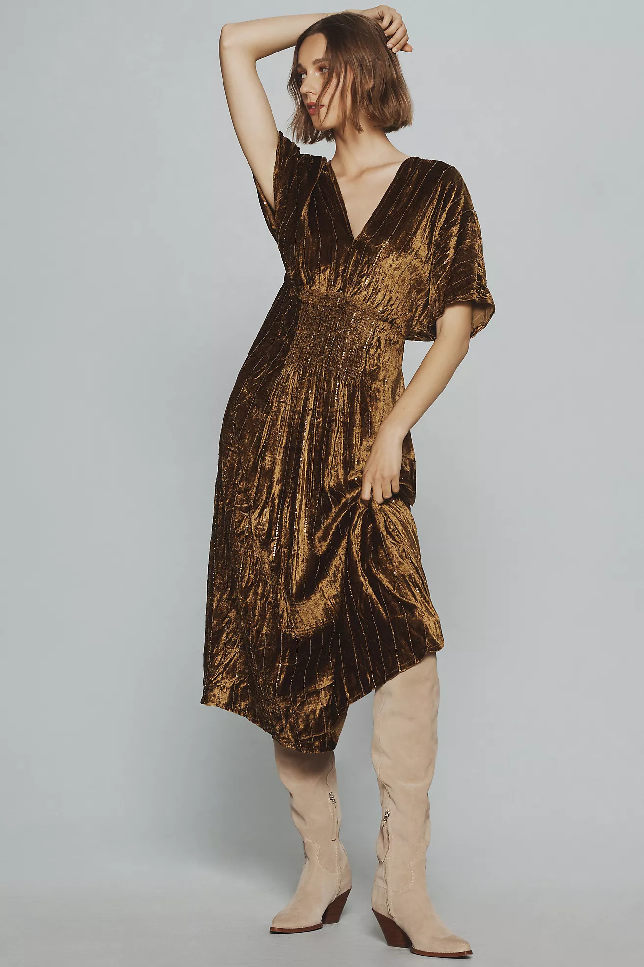 The Tatiana Kaftan: Velvet Edition | Anthropologie (US)