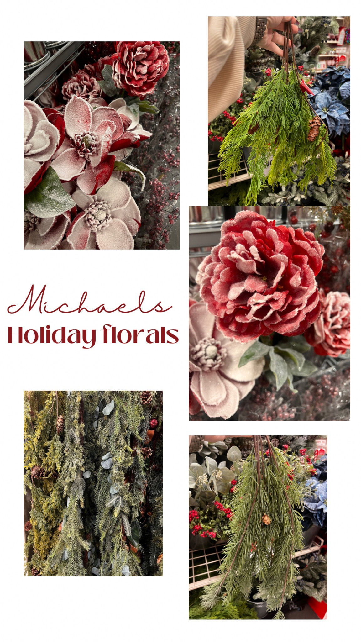 Michaels has so many beautiful holiday florals in Garland at a great price.

#LTKhome #LTKHoliday #LTKSeasonal