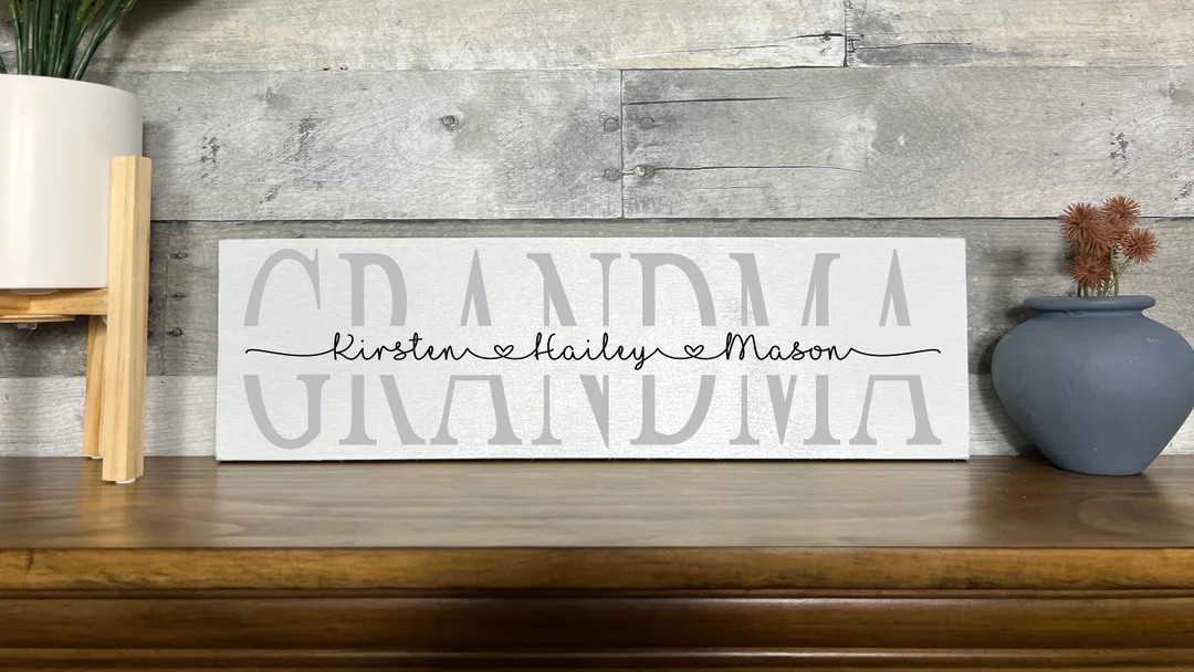 Grandma Sign Mother's Day Gift for Grandma - Etsy | Etsy (US)