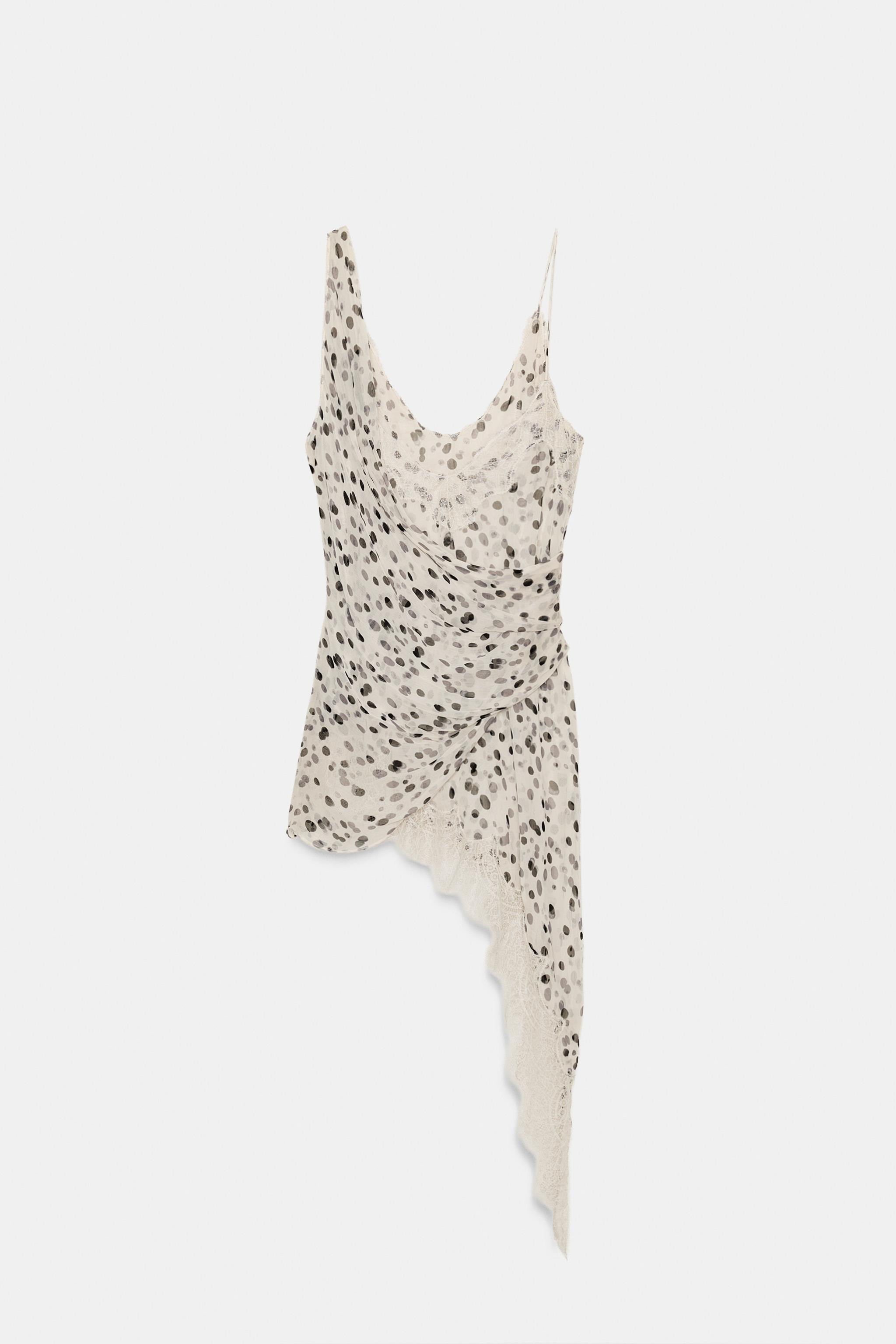 ZW COLLECTION POLKA DOT CAMISOLE TOP | Zara US