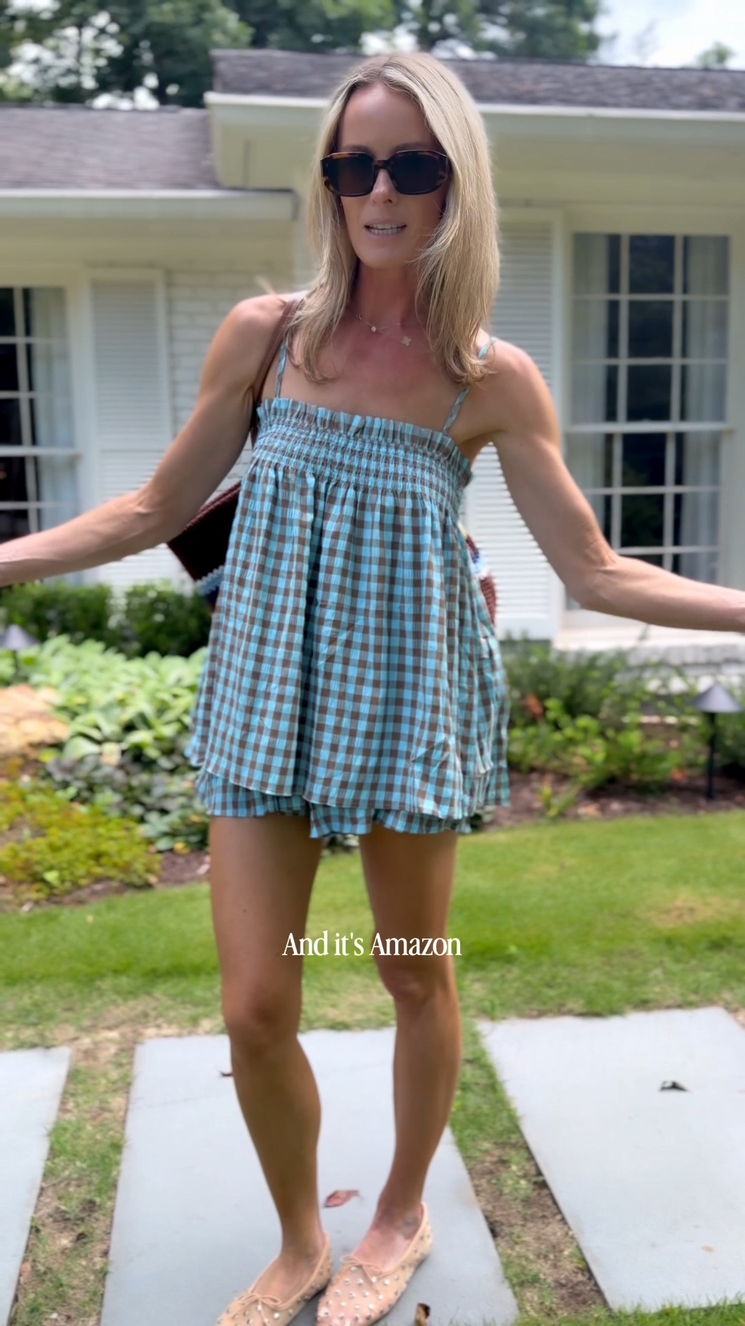 Actually adorable. The cutest shape and flattering. Love the textured cotton! Size small.