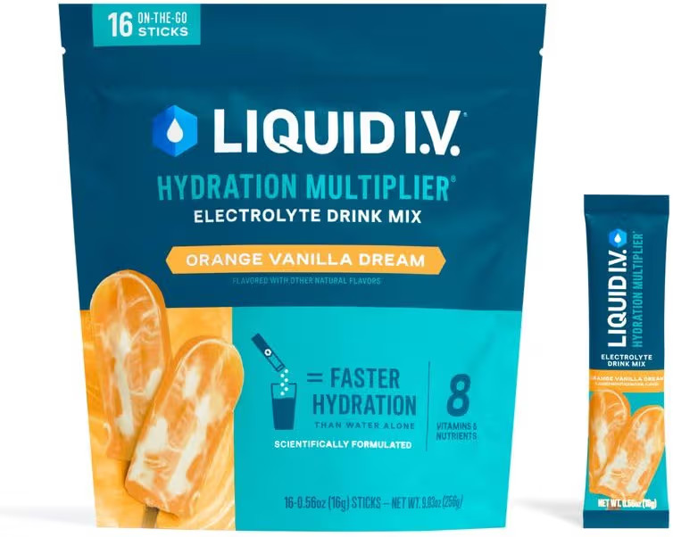 Liquid I.V.® Hydration Multiplier - Orange Vanilla Dream | Electrolyte Powder Drink Mix | 1 Pack... | Amazon (US)