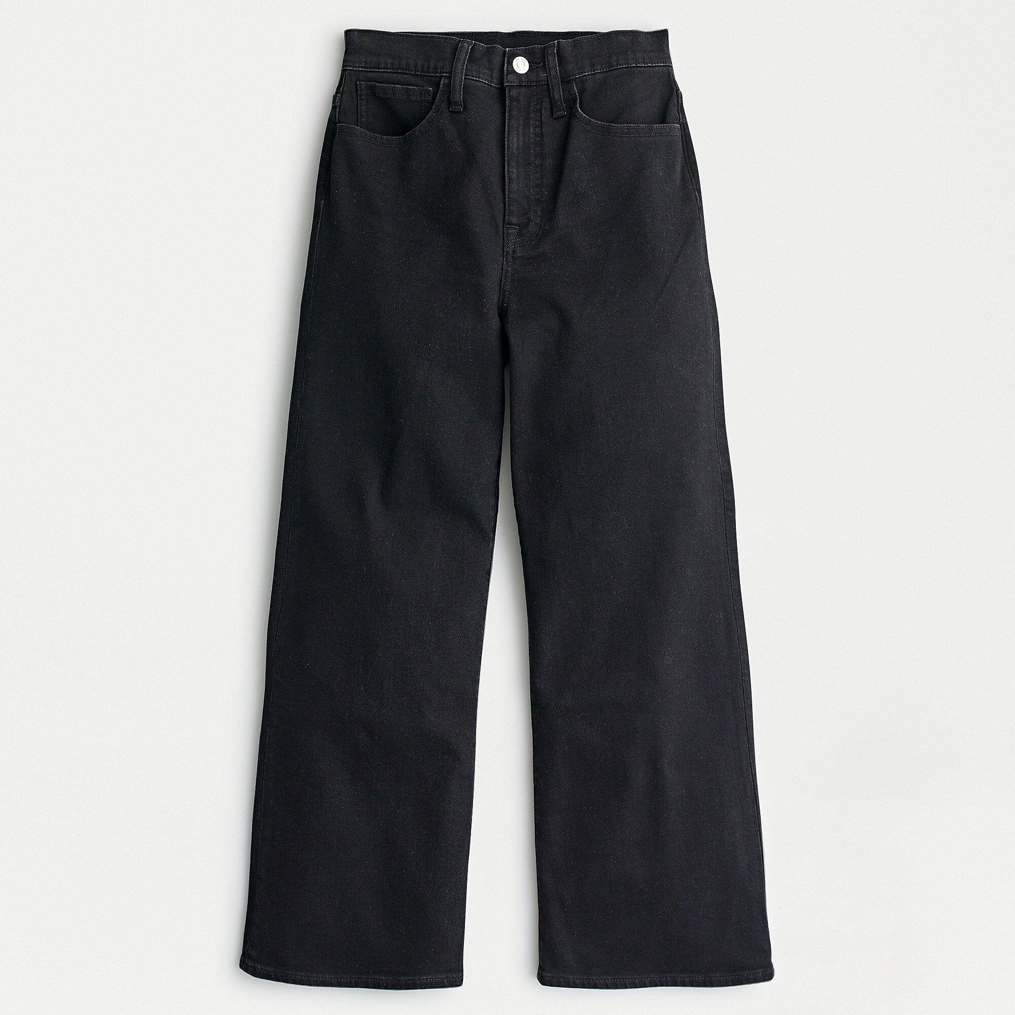 Slim wide-leg jean in clean black | J.Crew US