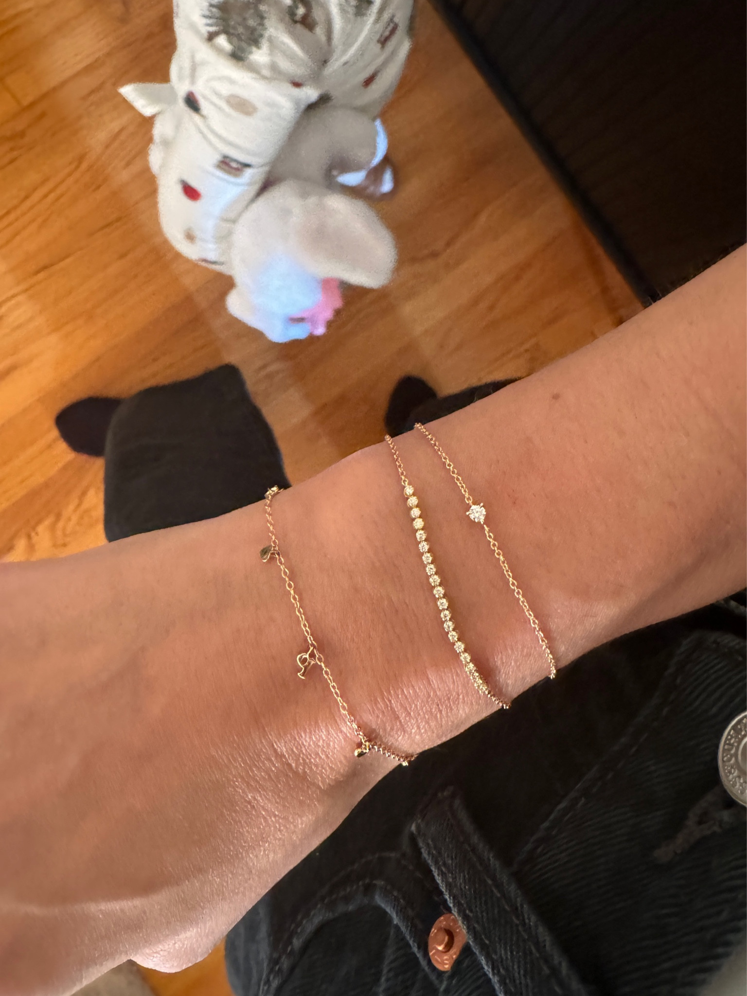 Use BrittX15 for 15% off ✨ my current bracelet stack 🥹